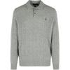 Polo Logo Button Long Sleeve Polo Shirt Men Tops 710974165-002