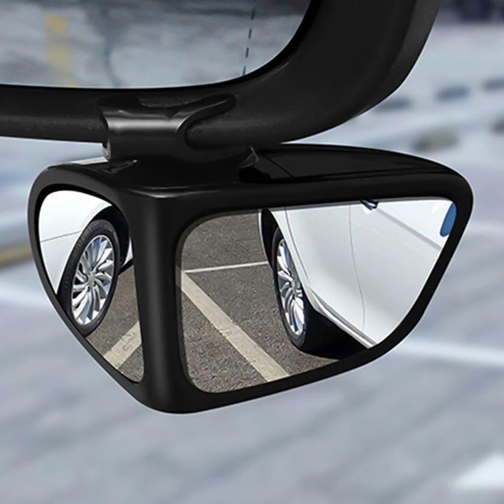 360 Degree Rotatable Car Blind Spot Mirror 2 Side Wide Angle Reversing Mirror SUVs