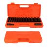 15 PCS/SET SET DRIVE   SOCKET, 1/2 Inch     Socket Tools 10-32 Mm for Garage Workshop