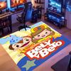 Cartoon B-Bely B-Beto -Themed Entrance Mat,Non-Slip Mat Area Rug,Room Decor,Outdoor Decor,Kitchen Rug,Doormat - Machine Washable,Easy to Clean