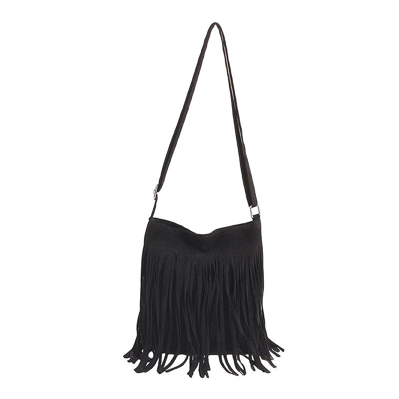 Fringed Crossbody Bag for Women Fashionable and Stylish Single-shoulder Bag A Niche Women's Bag