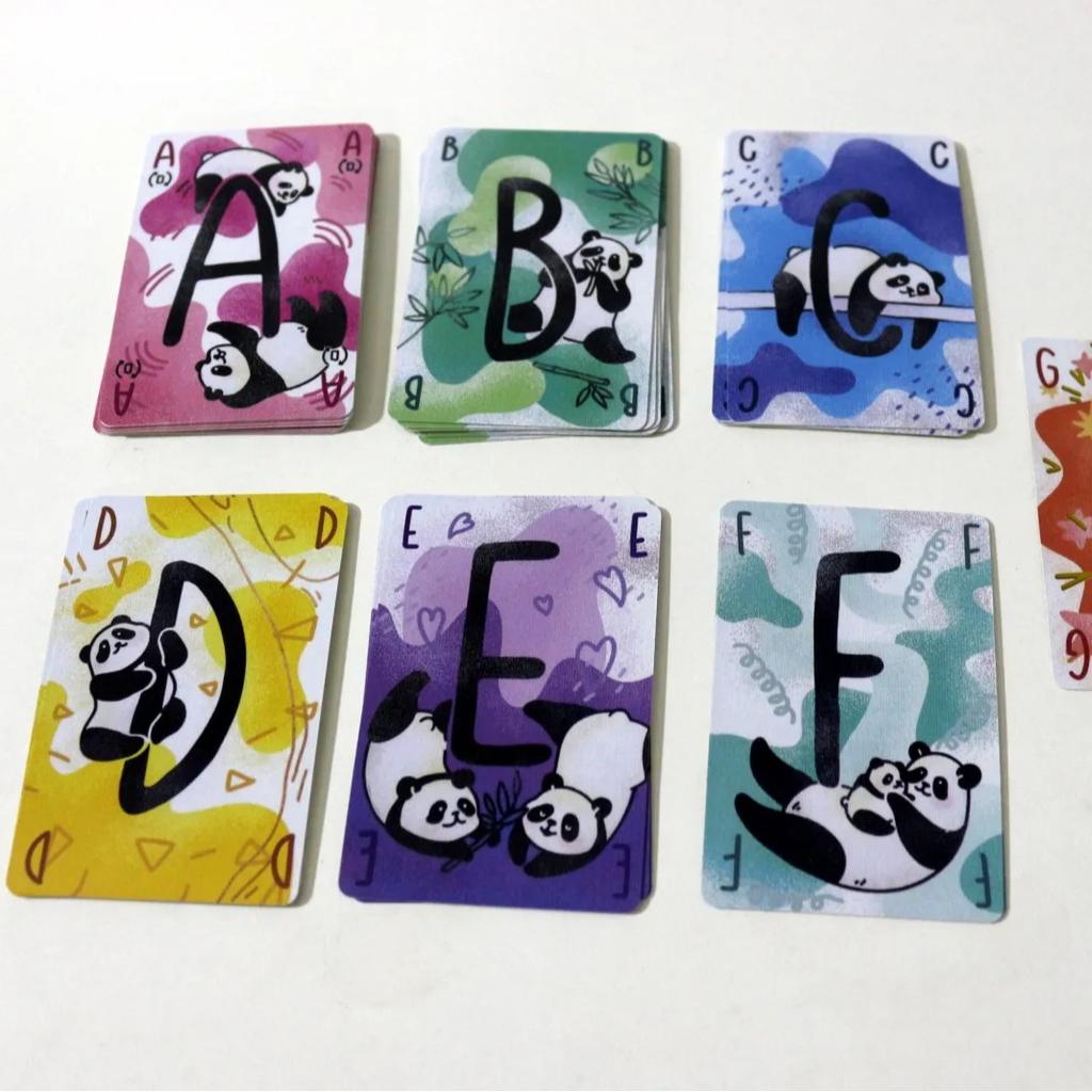 PANDA  Board Game 2-4 Players Family Party Funny Table Game Friends Entertainment Strategy Cards