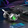 Wired Headset Luminous RGB Flash Light with Microphone 3.5mm/USB Cow Ear E-sports Game Headphone for Desktop