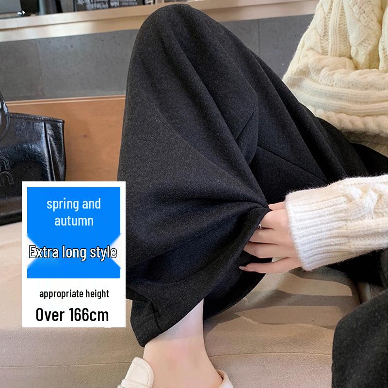 

Plus Size Women s Chenille Pants: Slimming Narrow-Leg, Velvet-Thickened, Knitted Wide-Leg for Autumn/Winter XXXL for 221-250 jin