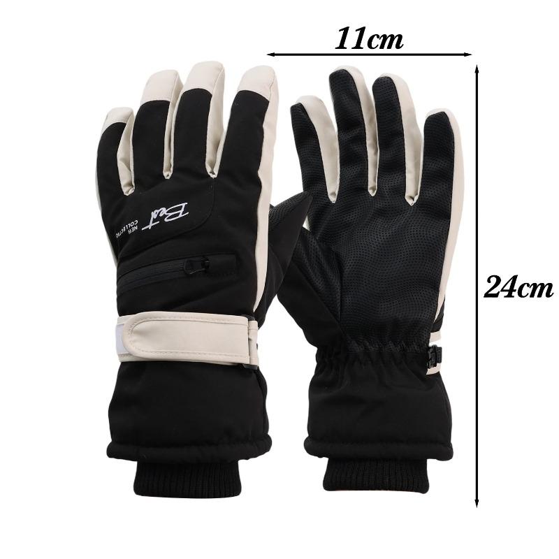 Outdoor Rutschfeste Touch-Skihandschuhe Wasserdichte Winter-Fahrradhandschuhe Tasche Warm Herren- und Damenhandschuhe Snowboard Zubehör
