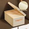 1pc New Washable Folding Storage BoxStorage Basket Laundry Basket Foldable Bins Toys Organizer With Lid