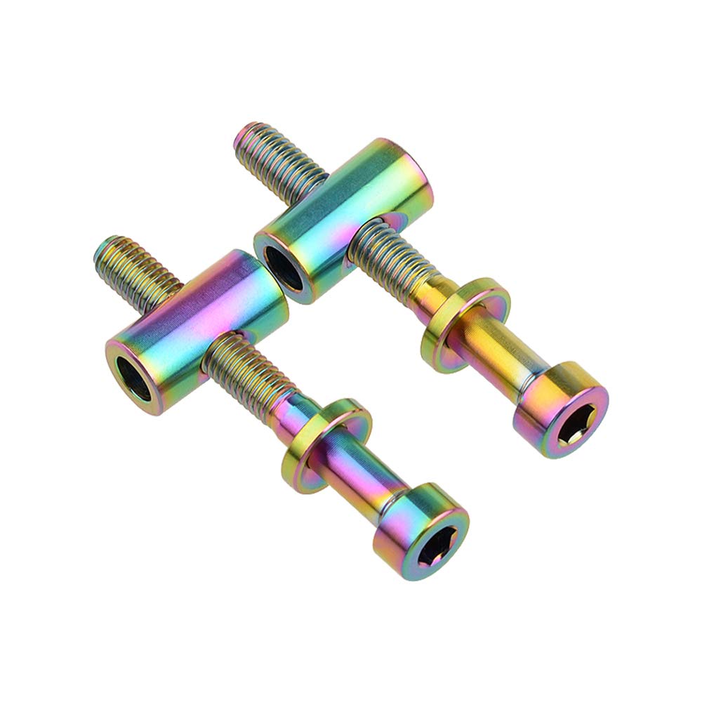 Ruifu Titanium M5 x 40mm Bolt Nut Washer Bicycle Easton