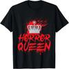 Gruseliges Horrorfilm-Blutkrone-Horror-Königin T-Shirt