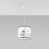Lampa Wisząca Koty 1 E27 Wielokolorowy Sollux Sl.1420