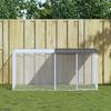 Vidaxl Gabbia per Polli, Con Tetto, Antracite, 203X98X90 Cm, Acciaio