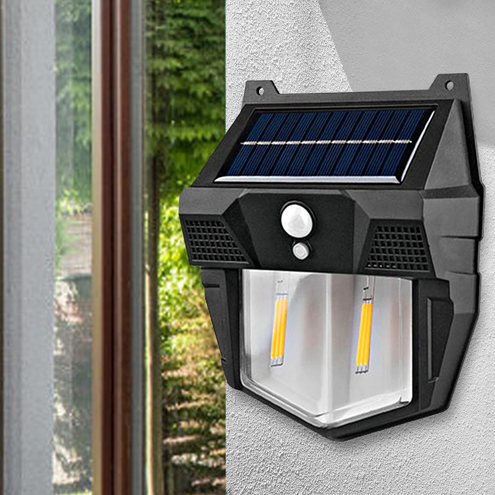 Outdoor Solar Wall Lamp Waterproof Courtyard Garden Villa Light Solar Tungsten Wall Light for Outdoor Villa Garden Courtyard