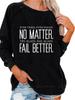 Female Oversized Sweatshirt Spring/Fall Fashion Print Top Women's Pullover Sweatshirt