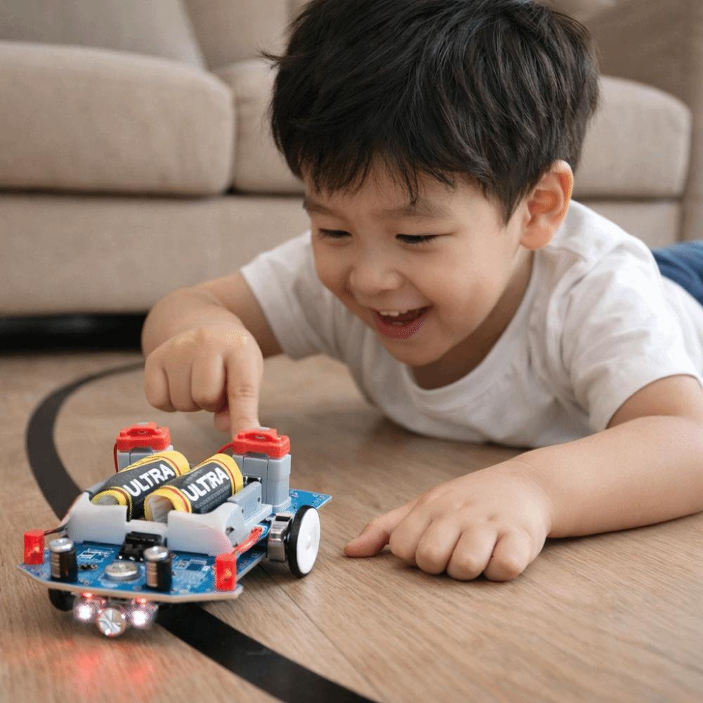 Smart Patrol D2-5 Intelligent Tracking Car DIY Kit Electronics Project Kit  Electronics Assembly