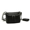 Leather Women'S Bag First Layer Cowhide Women'S Shoulder Messenger Bag Mini Small Lunch Box Bag Simple Breast Bag Tide