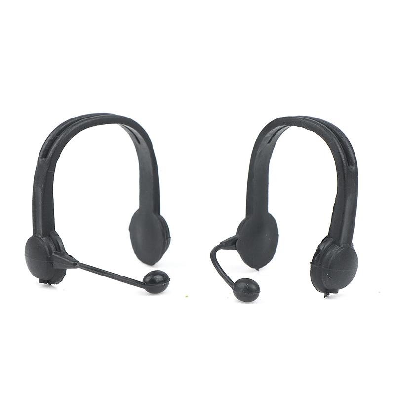 2Pcs 1:12 Dollhouse Miniature Earphone Headset Headphone Model Home Decor Toy