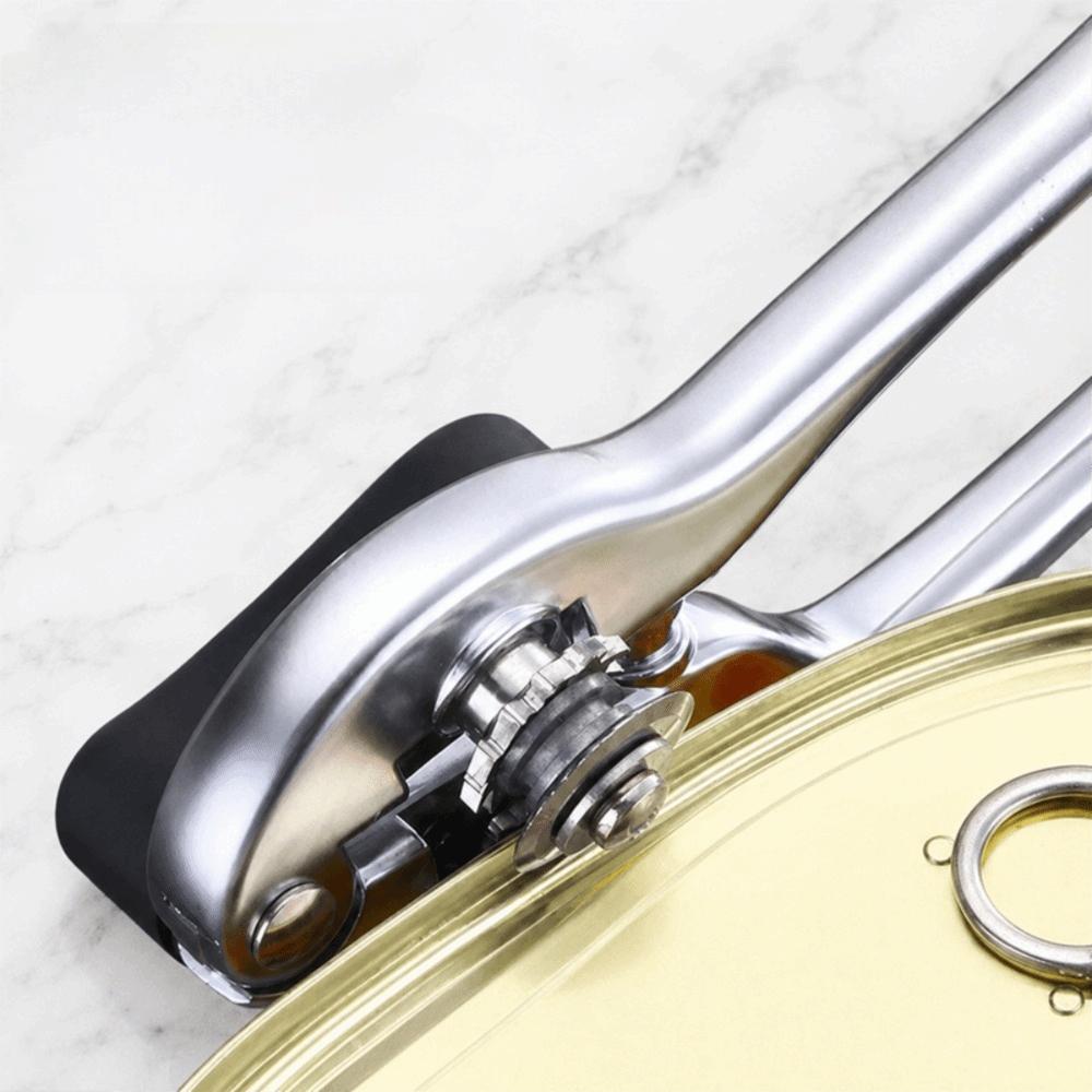 Zinc Zinc Zinc Alloy Side‑cut Can Opener Non-slip Handle Bottle Opener Can Opening Tool Tin Opener Kitchen