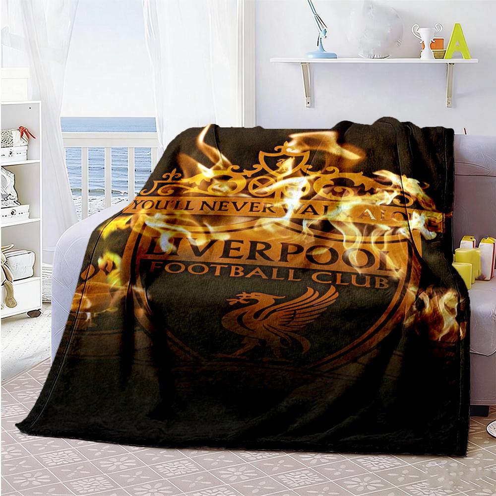 Liverpool Football Blanket Warmthful Decor Suitable For Picnics Office Chair Chair Allseason Use Modern Style Best Holiday Gift For Friends Family