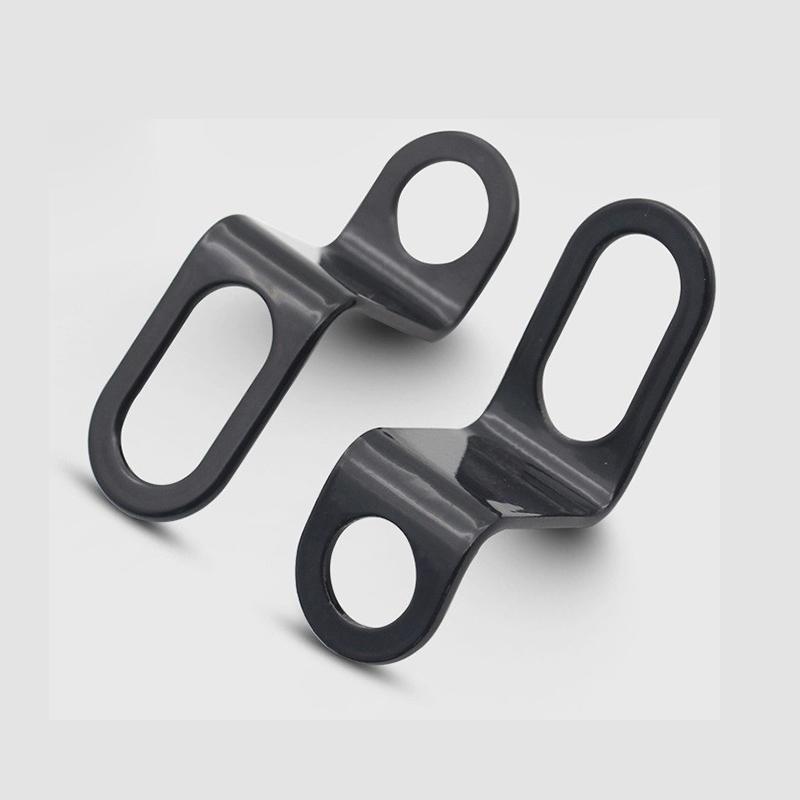 2PCS Universal Motorcycle Turn Signal Lights Brackets Motorbike Indicator Lamps Holder Fork Lamp Mount Clamps Metal Accessories