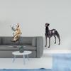 Greyhound Clown Figurine Sculpture for Table Centerpiece And Desk Ornament Unique Animal Statuette