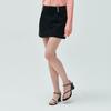 ODER Low-Rise Suede Skirt - Black
