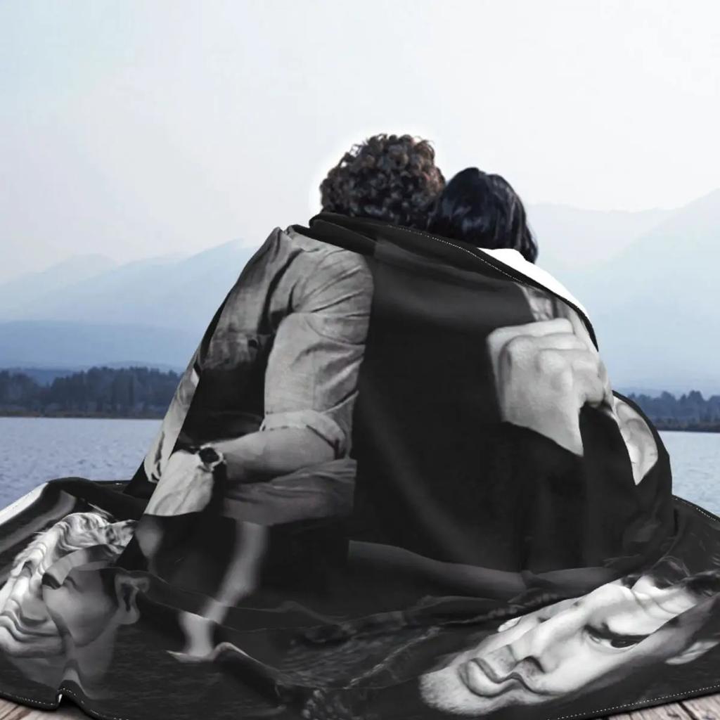 Theo James Plaid Blankets Coral Fleece Plush Print Collage Multi-function Soft Throw Blanket for Home Outdoor Rug Piece