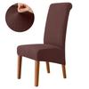 Jacquard Chair Cover Stretch Long Back Dining Chair Covers Seat Slipcovers For Wedding Dining Room Chairs For Kitchen