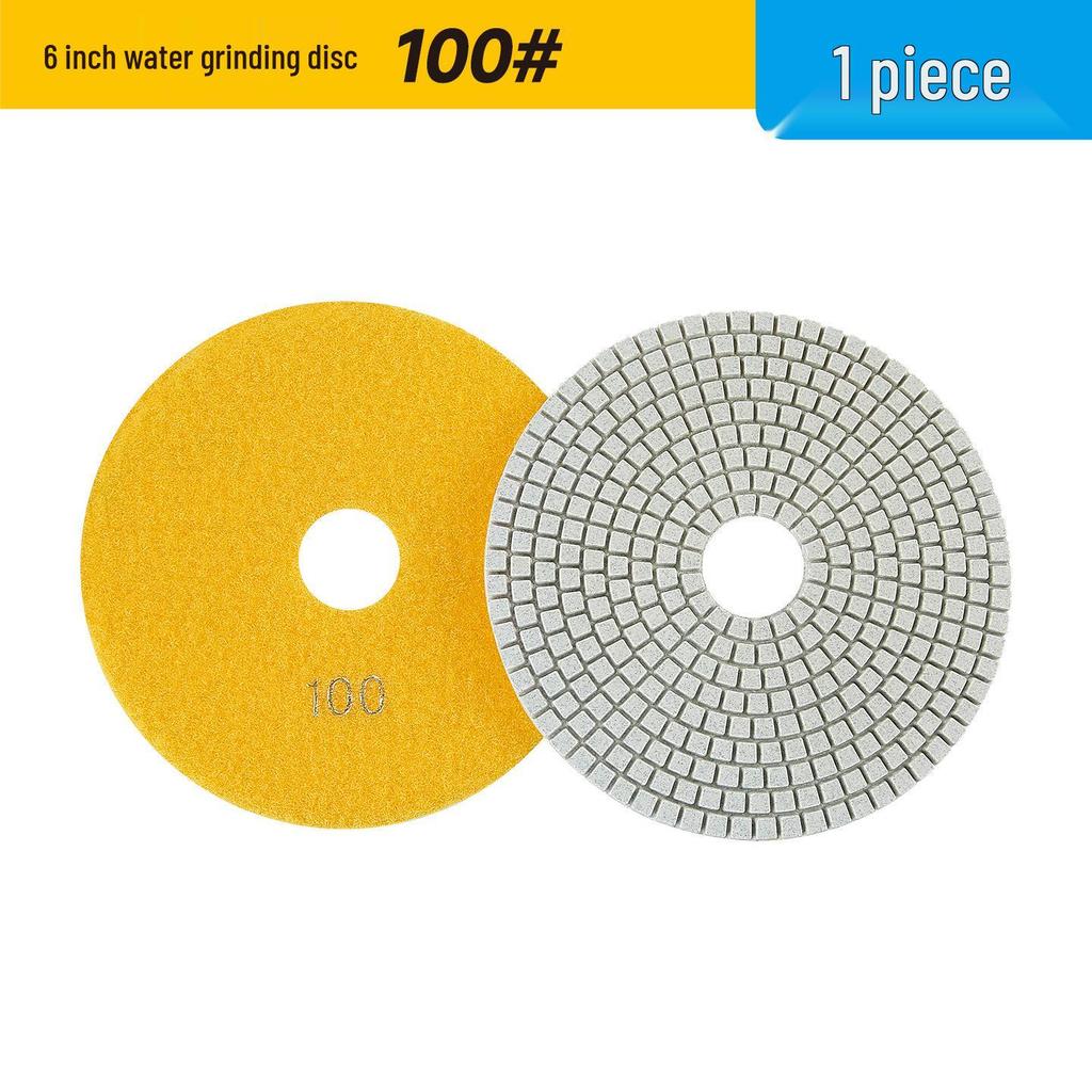 Multi-Size Diamond Water Polishing Pad (5" To 14") for Granite - Fits Angle Grinders