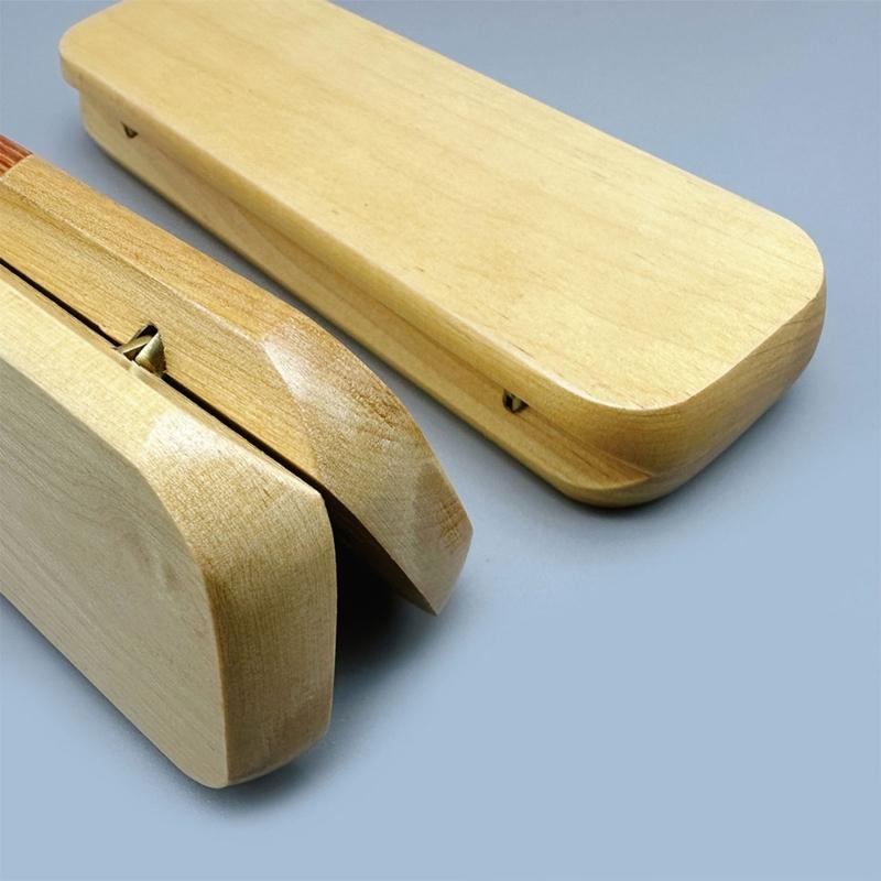 Scatola Espositore per Penne in Legno Custodia per Presentazione Penne con Coperchio Custodia per Collezione di Penne