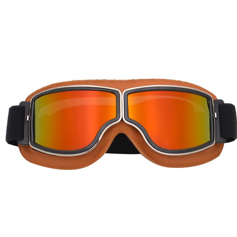 Retro Motorcycle Riding Goggles - Windproof & Dustproof for Off-road & Electric Vehicles