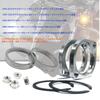 Kit de Flange de Escape Harley-Davidson Eiksouvi | Flange de Silenciador em Aço Inoxidável, Compatível com Modelos 1984-2023 (Excluindo V-Rod)