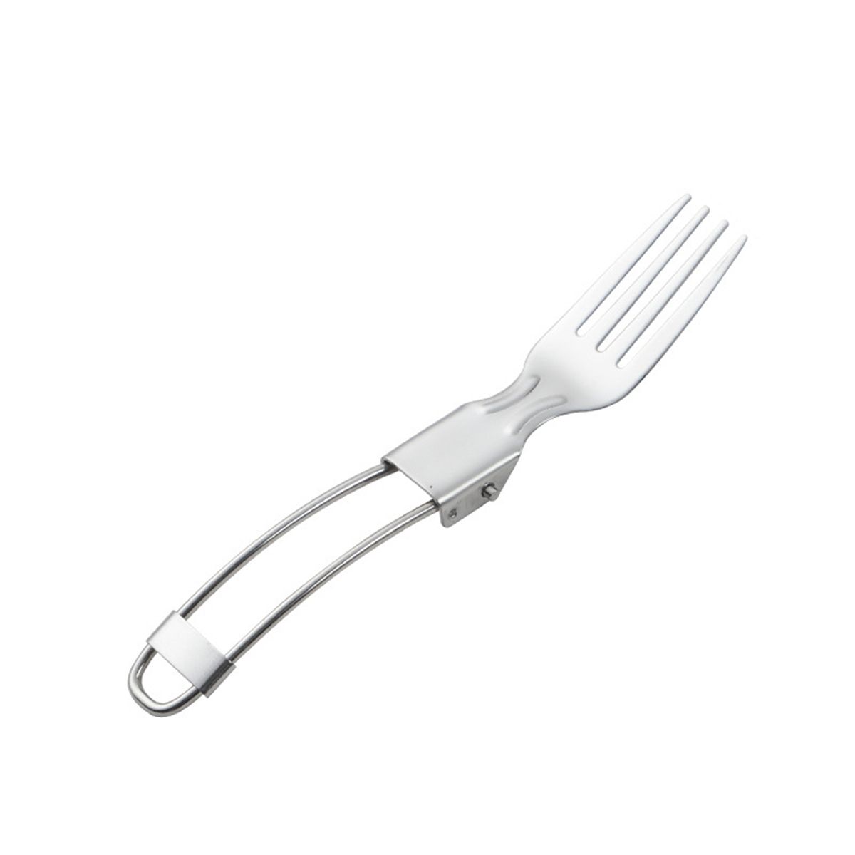 Portable Picnic Stainless Steel Utensils Folding Tableware Cutlery Spoon Spork Fork Fork