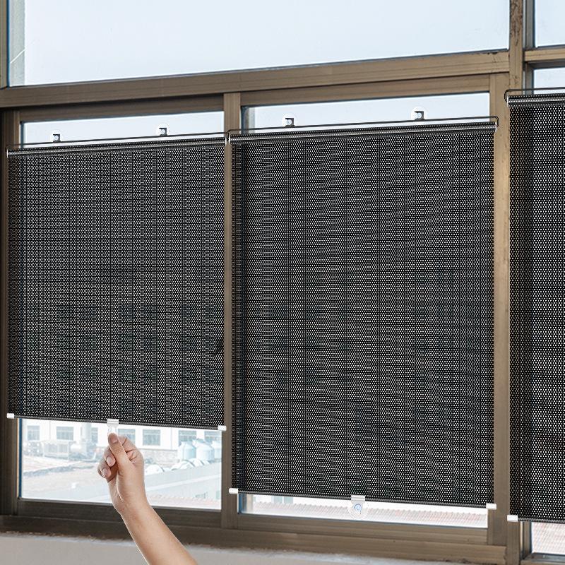 Retractable Car Sunshade & Household Roller Blind for Windows and Balconies