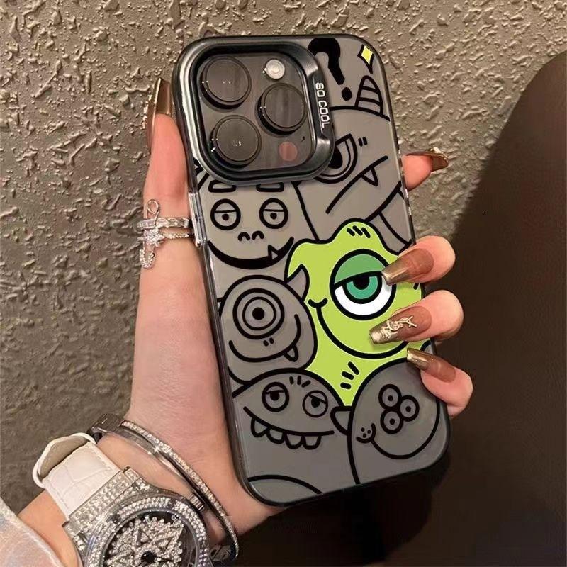 Applicable To One-eyed Monster 16ProMax Apple 13 Mobile Phone Case 12 Soft iPhone1116 New Cartoon 15