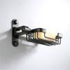 Sanitary Ware Bathroom Wall Hanging Kitchen And Bathroom Hardware Soap Net Soap Rack Space Aluminum Black
