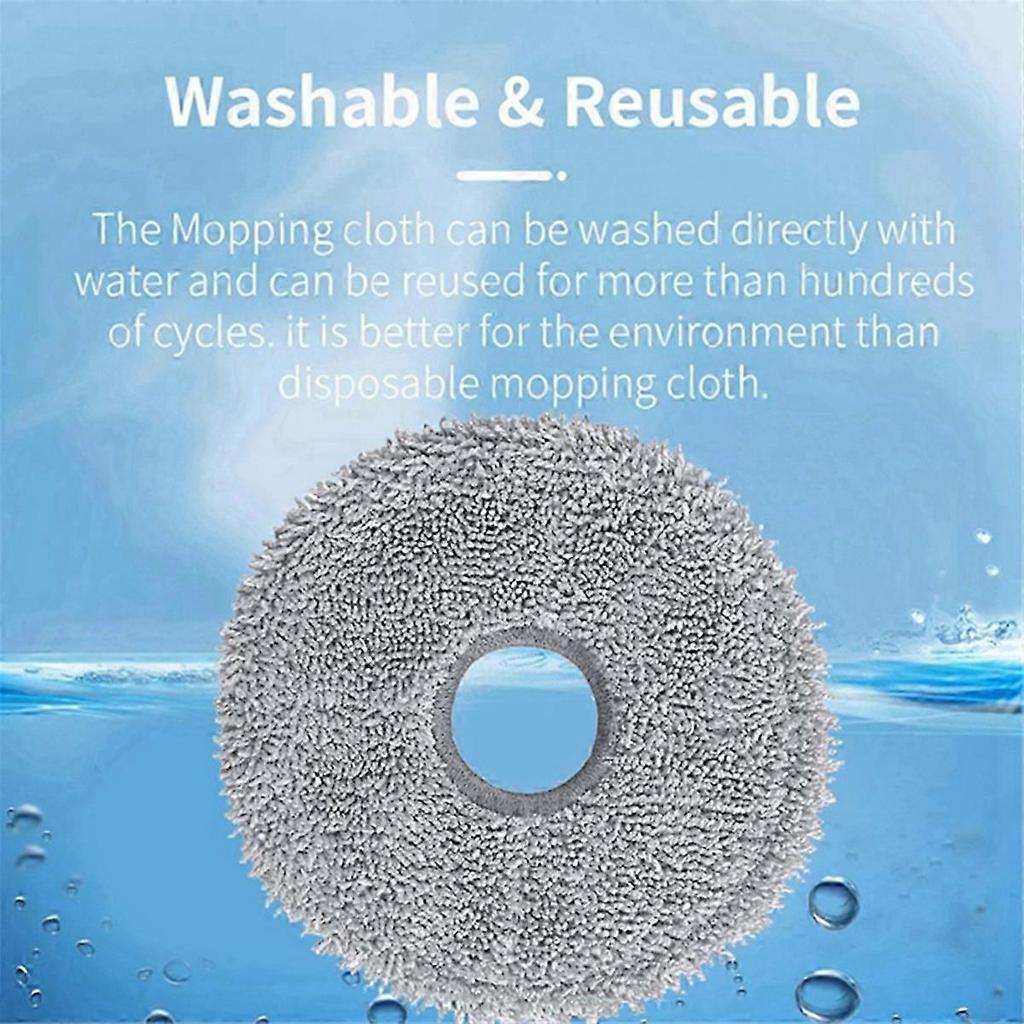 16Pcs Mop Cloth for X30 / X30 Pro Robot Vacuums Spare Parts Accessories