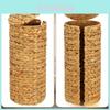 Japanese Style Wicker Tissue Holder With Cover For Home Storage