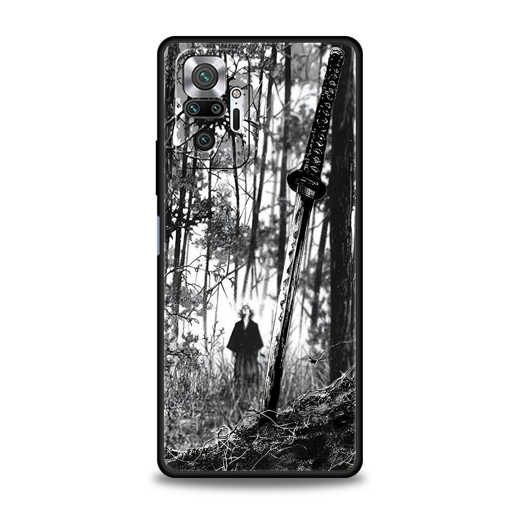 The Sword Creative Pattern Phone Case Cover for Redmi 14C 10C Note 15 14 13 12 10 11 K40 Pro Plus 5G Soft TPU Shockproof Fundas