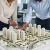 ABS Architectural Building Miniature Model 1:800 Scale Unpainted Apartment Model for Railway Train Layouts, and Sand Table Display