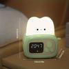 1pc Time Toaster Night Light  High Appearance Level Bedside Light Cute Sleeping Light Cartoon Mini Alarm Clock
