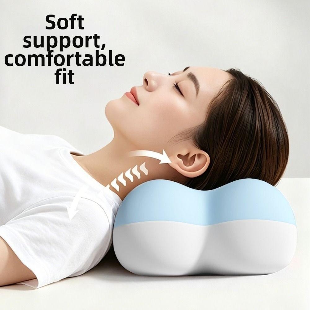 Ergonomic Nap Pillow Breathable Fabric Desk Pillow Durable Neck Cushion Travel Use