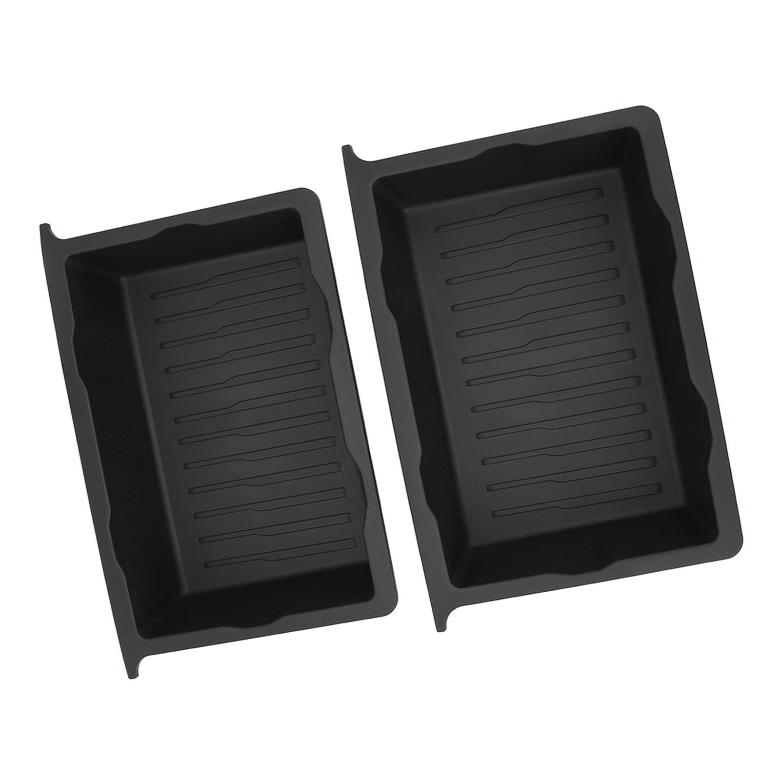 

2 шт. под сиденьем ящик для хранения вещей под сиденьем органайзер контейнер лоток замена для Tesla Model Y