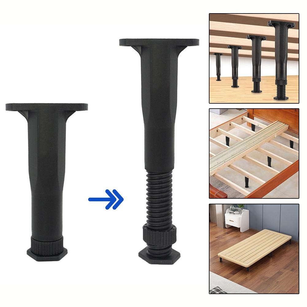 1PCS Telescopic Adjustable Foot Bed Beam Support Foot High Plastic Furniture Leg Sofa Leg Bed Bottom Load Bearing Bracket