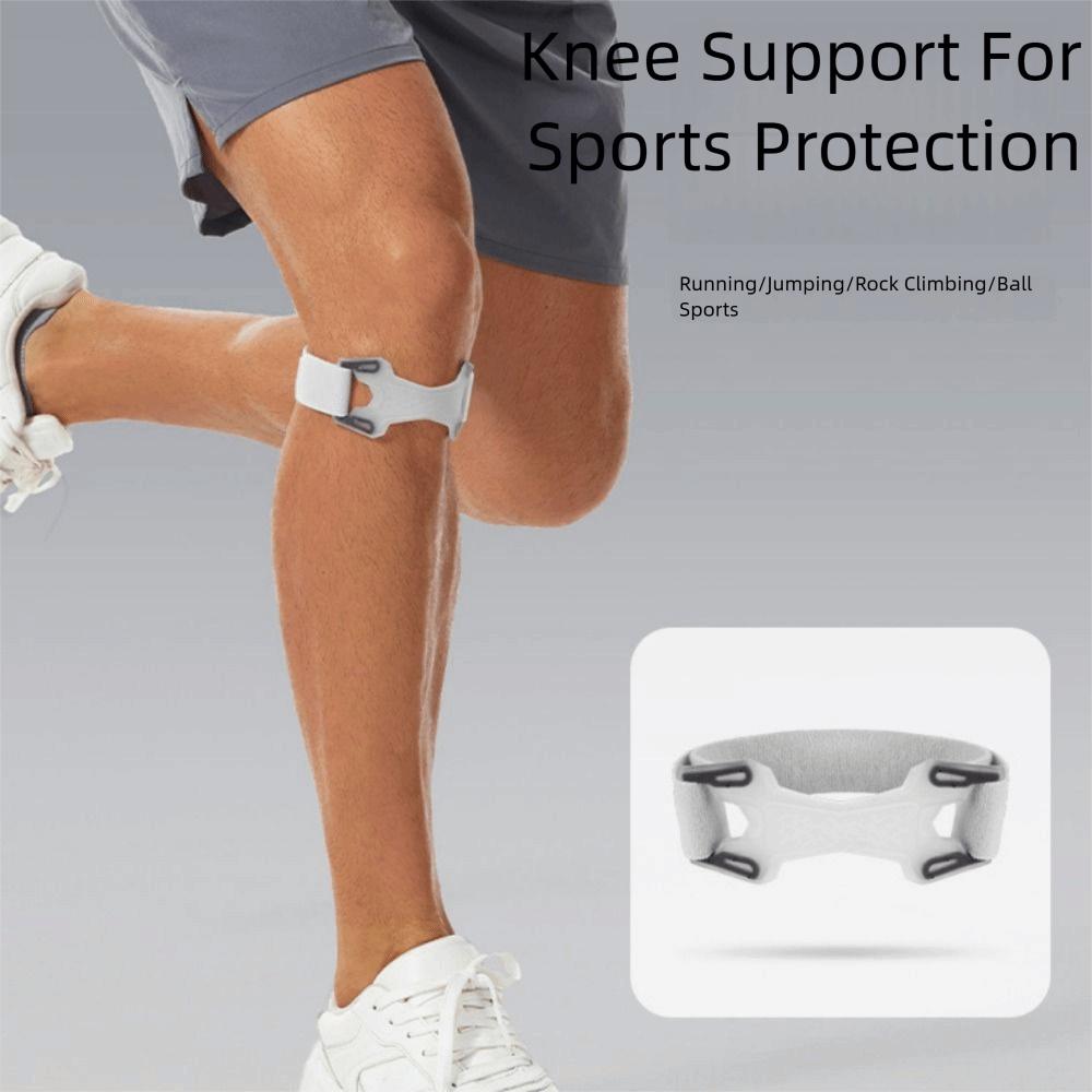 1Pair Breathable Knee Patella Support Adjustable Sport Knee Wrap Fitness Supports Sports