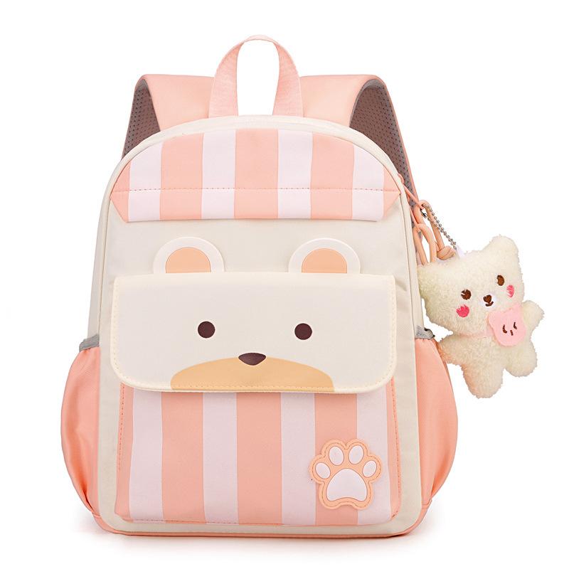 Primary School Schoolbags with Color-blocking Splicing, Large-capacity Children's Backpacks, and Cute Cartoon Backpacks for Girls