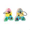 Busy Board Toy Educational Multiple Ways to Play Wooden Kids Puzzle Shape Switch