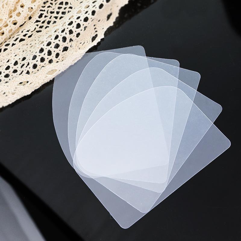 Ensemble de 5 grattoirs à gâteau en plastique transparent: Comprend des grattoirs demi-cercles, des spatules, des lisseurs de crème et de pâte pour la pâtisserie.