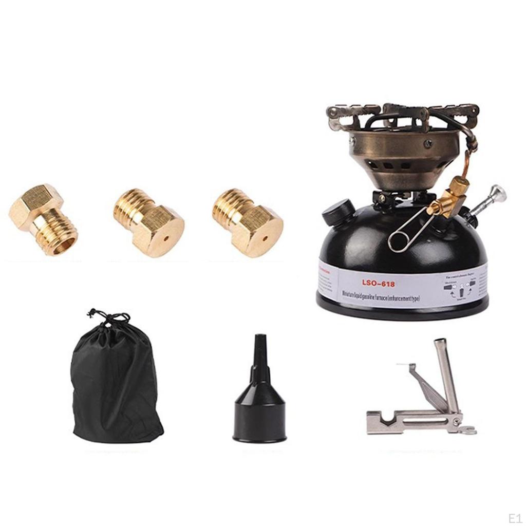 Portable Alcohol Stove Burner Pot Support Stable Cookware Multifunction Furnace