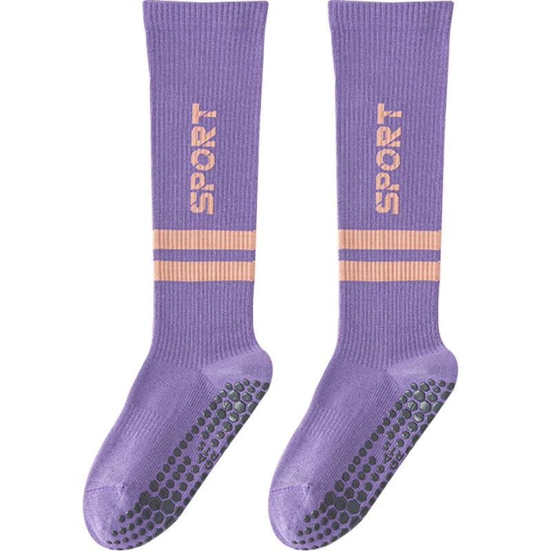 Pressure Sports Calf Socks, Spring and Autumn Yoga Socks, Anti-slip Professional Women's Fitness Socks, Summer Pilates Long Stockings