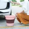 16.8L Pail Buckets Space Saving Water Bucket Folding Handy Bucket Multifunction for Bathroom Kitchen Camping
