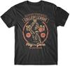 College League T Shirt. Basketball Shirt Premium Tee Black
